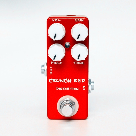 MOSKY Crunch-Mini Guitarra eléctrica, Pedal con efecto de distorsión, carcasa totalmente de Metal, piezas y accesorios ► Foto 1/5