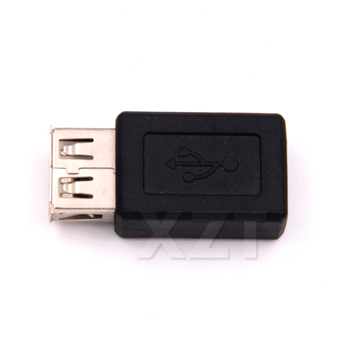 USB 2,0 tipo A hembra A Mini USB 5 Pin B hembra Cable convertidor transferencia carga rápida y sincronización de datos por MP3 MP4 coche adaptador DVR ► Foto 1/5