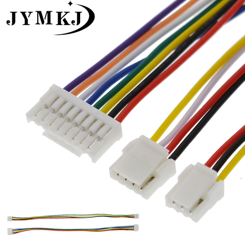 10 Uds 2P/3P/4P/5P/6 Pin JST serie GH 1,25 hembra de conector doble con alambre 150MM 1007 28AWG GH1.25 1,25 MM ► Foto 1/2