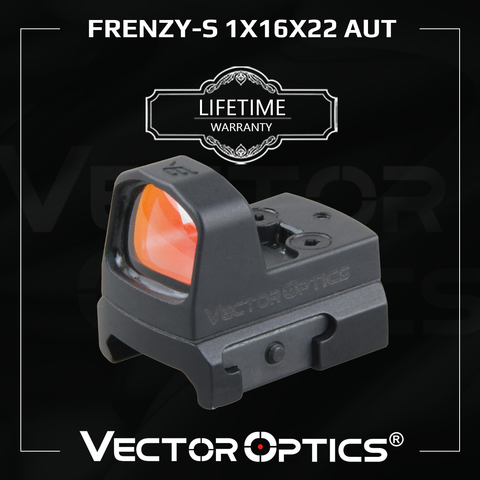 Vector Optics-mira telescópica para Rifle de armas de fuego, visor de punto rojo AUT de plástico Super polímero, ligero, 9MM, 223, 1x16x22 ► Foto 1/6