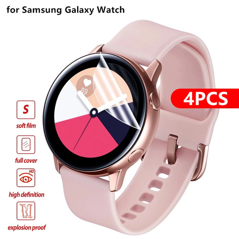 Protectores de pantalla para Samsung Galaxy Watch Active 2, película suave de 40mm y 44mm, protección completa, resistente a arañazos ► Foto 1/1
