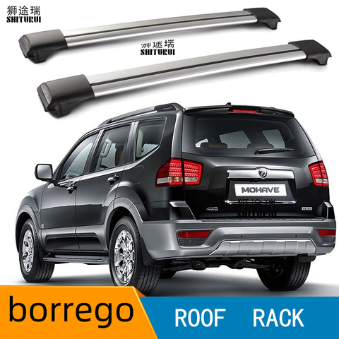 Barras de techo para coche, accesorio de aleación de aluminio, baca de barras cruzadas, equipaje, carga de 2007 KG, para KIA BORREGO MOHAVE [100-today], 2 uds. ► Foto 1/3