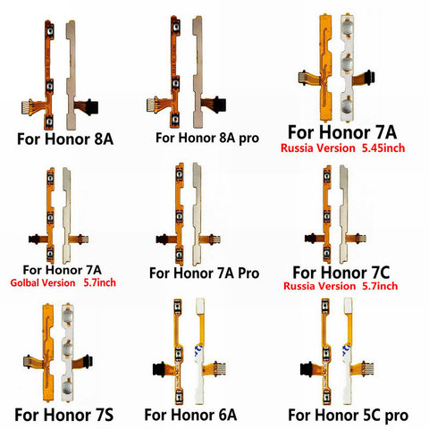 Cable flexible para Botón de volumen y encender y apagar, piezas de reparación, para Huawei Honor Play 8A 7A 7C 7X 7S 6A 6C 6X 5C Pro ► Foto 1/2