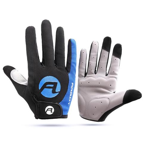 Guantes de Ciclismo de dedo completo para hombre y mujer, M-XL, plantilla de Gel antideslizante, para moto de montaña y Guantes de bicicleta de carretera, para invierno ► Foto 1/6