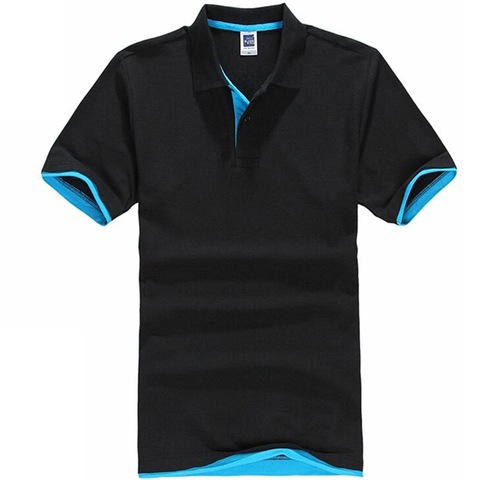 Polo de manga corta de algodón para hombre, camisa deportiva de marca, informal, para verano ► Foto 1/6