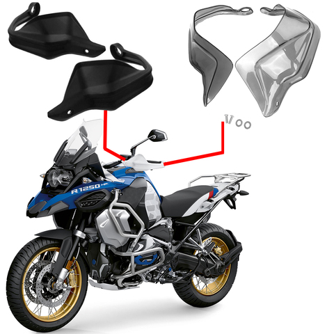 Para BMW R1250GS ADV-LC R1200GS R1250 GS 2022 aventura guardamanos escudo manual guardia de Protector de palancas de embrague parabrisas ► Foto 1/6