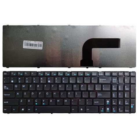 Nuevo teclado de EE.UU. para ASUS K52 X61 N61 G60 G51 k53s MP-09Q33SU-528 V111462AS1 0KN0-E02 RU02 04GNV32KRU00-2 portátil ► Foto 1/5