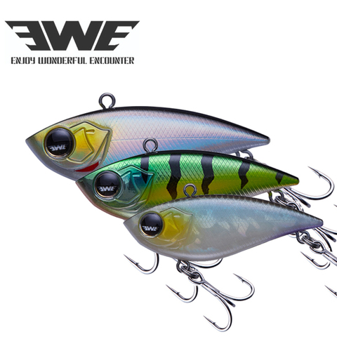 C64S 64mm 17/20g hundimiento de Señuelos de Pesca VIB sin labios Crankbaits Artificial Vibe hoja cebo cuchara sal aparejos de pesca de mar para Bass ► Foto 1/6