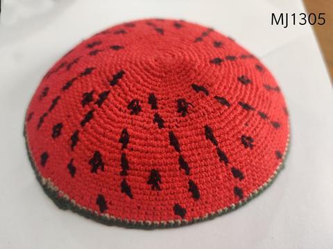 Gorro de punto de estilo Kippah hecho a mano, artículos religiosos ► Foto 1/2