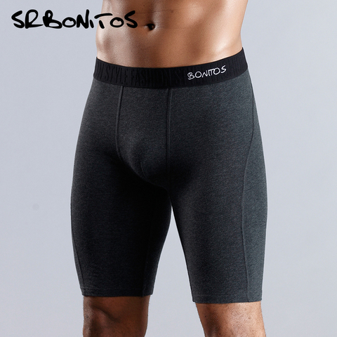 Boxer largo de marca para hombre, ropa interior, calzoncillos de algodón para hombre, Boxers, ropa interior para hombre, ropa interior, ropa interior Sexy, ropa interior ► Foto 1/6