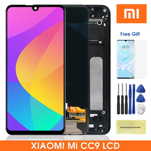 6,39 ''Mi CC9 LCD para Xiaomi CC9 pantalla MONTAJE DE digitalizador con pantalla táctil partes para Xiaomi Mi 9 lite M1904F3BG Lcd ► Foto 1/6