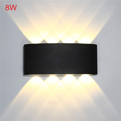 Lámparas LED de pared para decoración interior y exterior, candelabro de aluminio de 2W, 4W, 6W, 8W, AC100V/220V, para dormitorio ► Foto 1/4