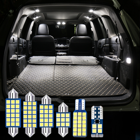 Para Subaru Forester SH SJ SK 2009-2017, 2022, 2022 10 Uds bombillas LED de coche Interior mapa lámparas de lectura puerta luces de tronco Accesorios ► Foto 1/6