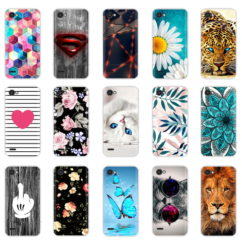 Funda de silicona para LG Q6 a alpha Q6a Q 6 M700, carcasa transparente de TPU suave, ultrafina, a prueba de golpes, para LG Q6, parachoques ► Foto 1/6