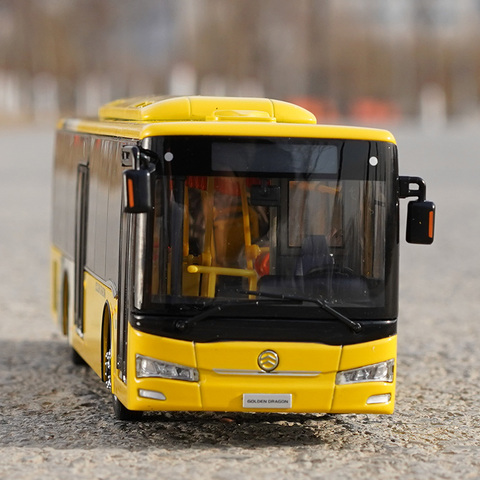 Autorizado auténtico 1:42 diecast Gold-modelo de bus público dragon stream, modelos de bus urbano para coleccionar ► Foto 1/6