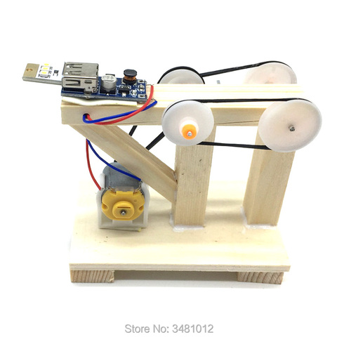 Generador eléctrico STEM para niños, kit de experimentos de ciencia, juego de construcción electrónica, Juguetes Educativos de física para niños de 6 a 8 años ► Foto 1/6