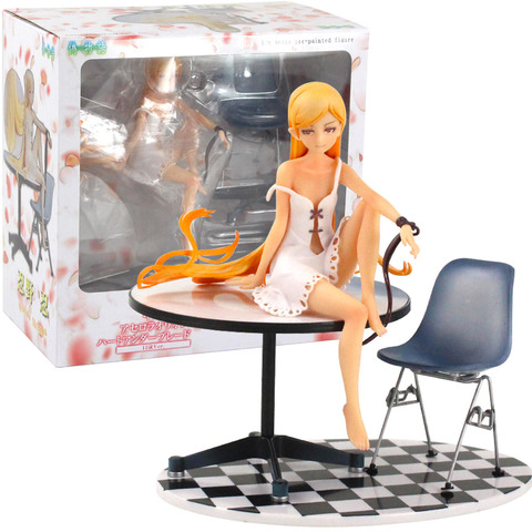 ¡20cm Anime Bakemonogatari Oshino Shinobu 12 años Ver! Figura DE ACCIÓN DE Monogatari, juguete de modelos coleccionables de PVC prepintado a escala 1/8 ► Foto 1/6