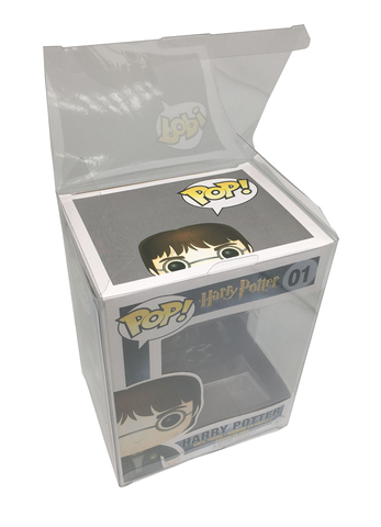 Ruitroliker-funda protectora de plástico transparente, funda protectora Compatible con Funko Pop, figuras de vinilo de 4 pulgadas, 10 Uds. ► Foto 1/5