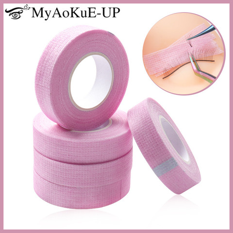 MyAoKuE Up-cinta no tejida para extensiones de pestañas, cinta sin pelusa con agujeros, almohadilla transpirable antisensible, utensilio de extensión de pestañas ► Foto 1/6