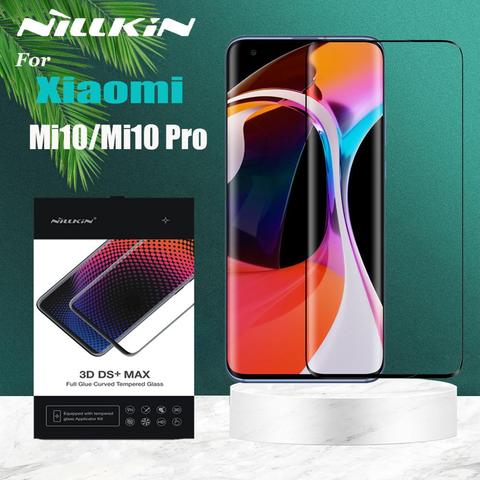 Protector de pantalla Nillkin para Xiaomi Mi 10 Mi10 Pro, Protector de pantalla de vidrio 3D, protección de seguridad completa, vidrio templado para Xiaomi Mi 10 Mi10 ► Foto 1/6