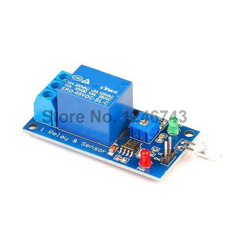 DC 5V 12V 1 canal 1CH fotodiodo módulo de relé interruptor óptico de luz Módulo de sensor de detección ► Foto 1/5