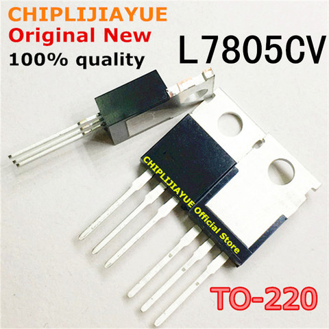 Chipset IC, nuevo y original, 5-10 Uds. L7805CV TO220 7805 L7805 LM7805 MC7805 TO-220 ► Foto 1/1