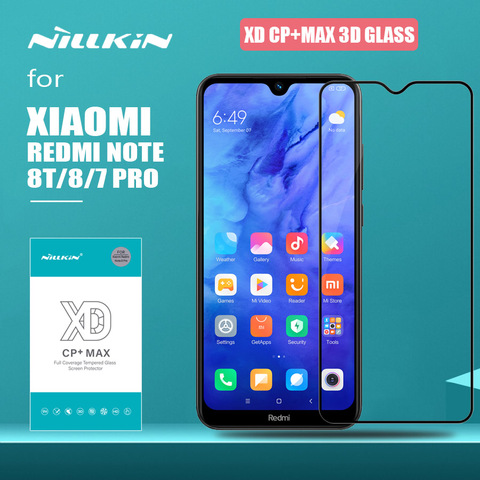 Protector de pantalla de vidrio templado para Xiaomi Redmi Note 8T 8 7 Pro, Nillkin XD CP + 3D, 8, 7 Pro ► Foto 1/6