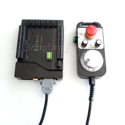 Tarjeta controladora de Motor paso a paso mach3 USB CNC 4/6, de alta calidad, de movimiento suave, USB, 24V + CNC, volante de mano MPG de 6 ejes ► Foto 1/6