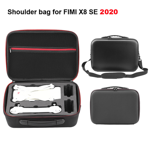 Bolso de hombro para Dron FIMI X8 SE 2022, bolsa de Estuche de transporte, controlador de batería, caja de almacenamiento, impermeable, Protector, Maleta ► Foto 1/6