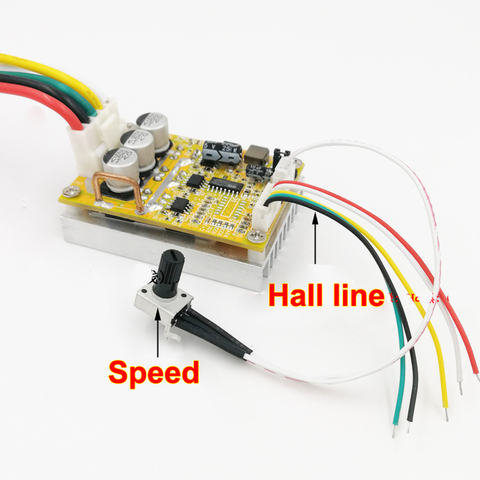 Controlador de Motor sin escobillas (con Hall), Sensor sin escobillas, DC 5-36V, 350W, BLDC, trifásico ► Foto 1/5