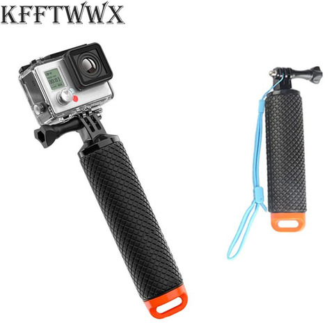 KFFTWWX para Gopro héroe 9 8 negro 7 6 5 4 empuñadura flotante en agua de montaje para YI 4K EKEN H9 H9R SJ4000 DBPOWER AKASO Cámara ► Foto 1/6