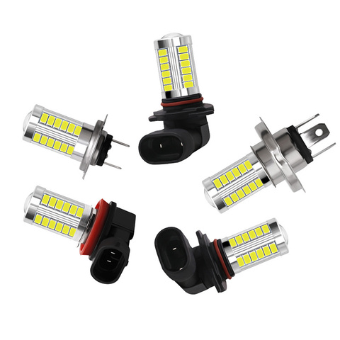 Luz antiniebla H4 / H7 / H8 / H11 / 9005/9006 para coche, bombilla LED de luz antiniebla-5630-33, luces antiniebla para correr ► Foto 1/6