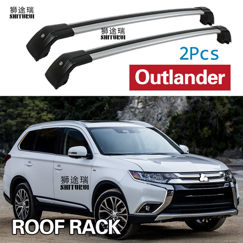 Barras de techo de aleación de aluminio para coche, portaequipajes para Mitsubishi Outlander /PHEV SUV, baca de barras cruzadas, 2012-2022, 2 uds. ► Foto 1/6