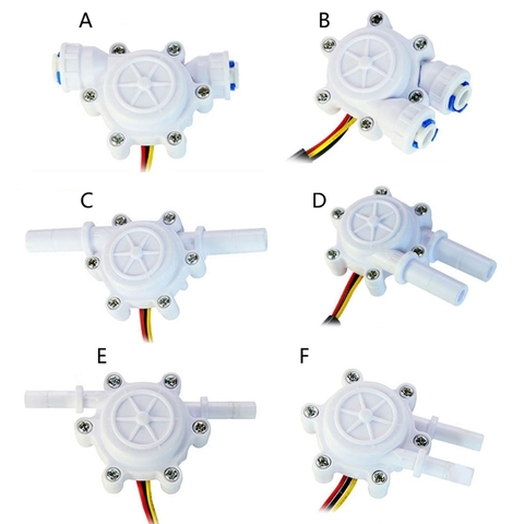 Nueva múltiples estilos de flujo de Control de Sensor de medidor de flujo contra 0.2-8L/min Interruptor de Sensor de flujo de agua fuente de beber café ► Foto 1/6