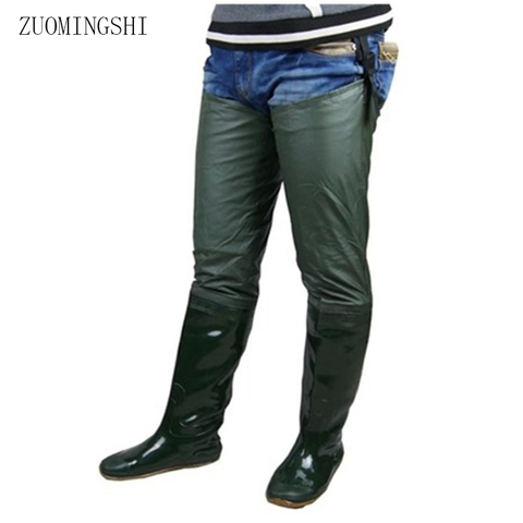 Venta botas hombres Botas de lluvia de goma de invierno suave suela botas de pesca para los hombres luz peso antideslizante botas de goma, botas Botas de lluvia ► Foto 1/5