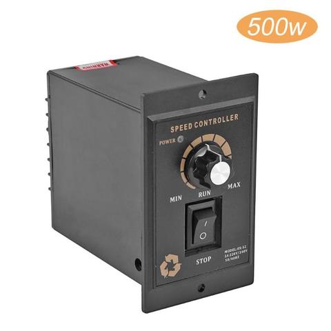 Controlador de velocidad del Motor, controlador de velocidad del Motor 500W AC 220V, controlador de velocidad del Motor ► Foto 1/6