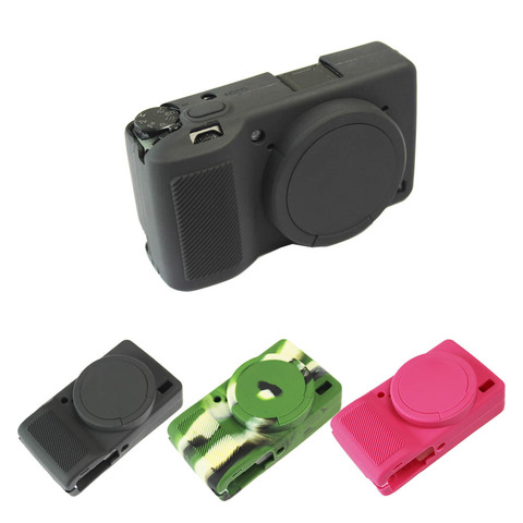 Funda de silicona suave para cámara, funda estilo bolso de piel, película protectora de vidrio templado para Ricoh GRIII GR3 GR III ► Foto 1/6