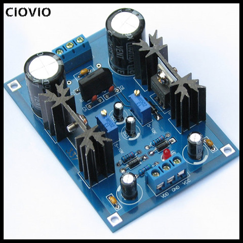 CIOVIO LM317t-regulador de voltaje de filtro ajustable lineal Placa de alimentación CC, filtración de producción electrónica, Kits DIY 317 337 ► Foto 1/6