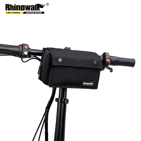 Rhinowalk-Bolso para manillar de bicicleta, Marco para manillar de bicicleta, multifuncional, bolso cesta frontal para ciclismo, soporte para teléfono ► Foto 1/6