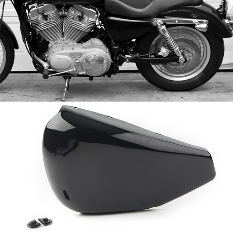 Cubierta de carenado lateral para motocicleta Harley Davidson Sportster, cubierta de batería izquierda, 883, XL883, XL1200, 1200, 2004, 2005, 2006, 2007, 2008-2013 ► Foto 1/6