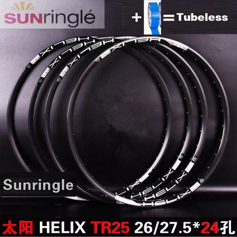 Llantas de Bicicleta MTB Sunringle HELIX TR25 TR27, 26 