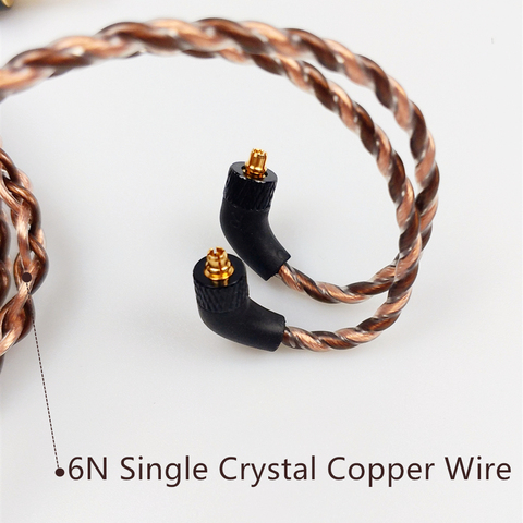 SIVGA 6N-Cable de gancho de oreja de cobre y cristal, OCC, MMCX ► Foto 1/6
