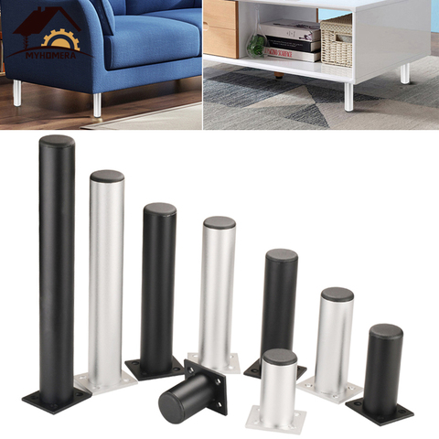 Myhomera-patas ajustables para muebles, patas protectoras para sofá, armario de aluminio, 80/150/250mm ► Foto 1/6