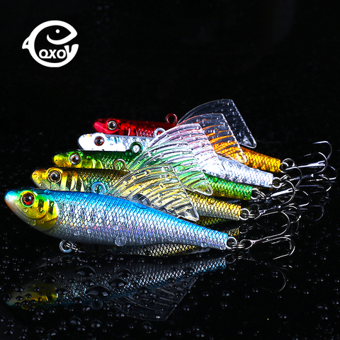 QXO pesca calamar pulpo duro señuelo Minnow Plantilla de Metal señuelo VIB cebo hielo invierno productos para la pesca japonesa Jigging Artificial cebo ► Foto 1/6