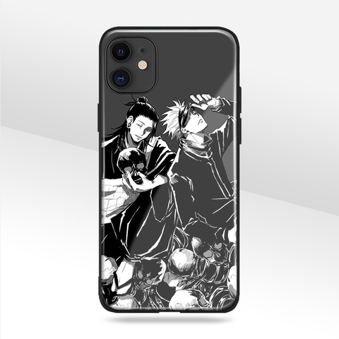 Satoru Gojo Suguru Geto Jujutsu Kaisen de vidrio estuche para teléfono suave para iPhone SE 6s 7 8 Plus X XR XS 11 12 Mini Pro Max cubierta ► Foto 1/1