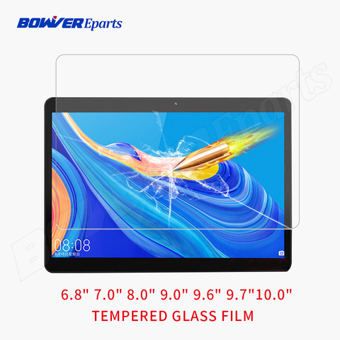 Película de vidrio templado Universal 9H para tableta de 10,1, 10,0, 9,6, 9,0, 8,0 pulgadas, película protectora de pantalla de vidrio templado ► Foto 1/6