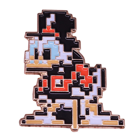 Scrooge-Pin Mcduck de 8 bits, imagen de píxel NES, videojuego, decoración nostálgica de dibujos animados ► Foto 1/6