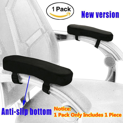 Funda de cojín reposabrazos para silla de oficina, Codera de espuma para el antebrazo, alivia la presión, cómoda para Gaming, 1 unidad ► Foto 1/6