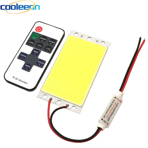 12 V 15 W COB LED Panel de luz con controlador Dimmer 1500LM caliente naturaleza blanco frío DC12V bombilla LED regulable para coche de trabajo lámpara de ► Foto 1/6