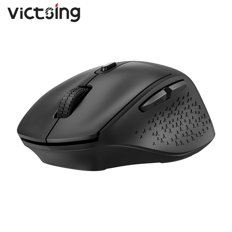 VicTsing PC307-ratón inalámbrico de 5 niveles, ajustable, DPI, tamaño grande, silencioso, cómodo, para juegos de ordenador, con 6 botones para portátil ► Foto 1/6